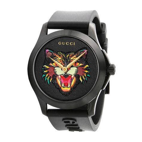 gucci montre homme noir|original gucci watches for women.